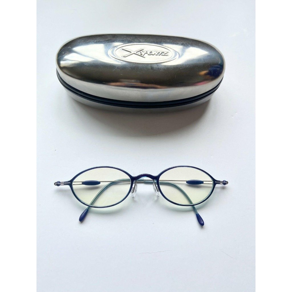 Silhouette Titanium Purple Blue Eyeglasses Blue Ar